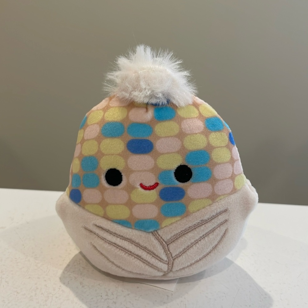 NWT 3.5” Louise the Blue Corn 🌽 Squishmallow Clip